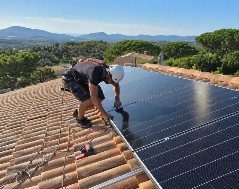 Installateur panneaux solaires Les Lèches — pose photovoltaïque sur toiture