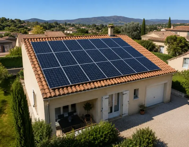 Prime à l'autoconsommation panneaux solaires Les Lèches — aide financière de l'État